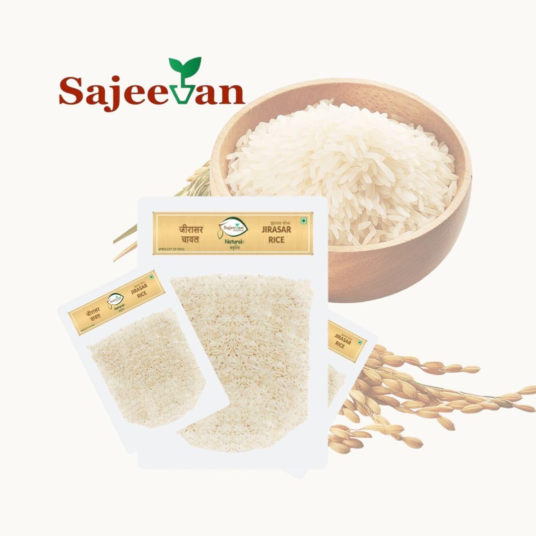 Sajeevan Jirasar Rice 1kg – High Quality Fragrant Rice for Everyday Meals