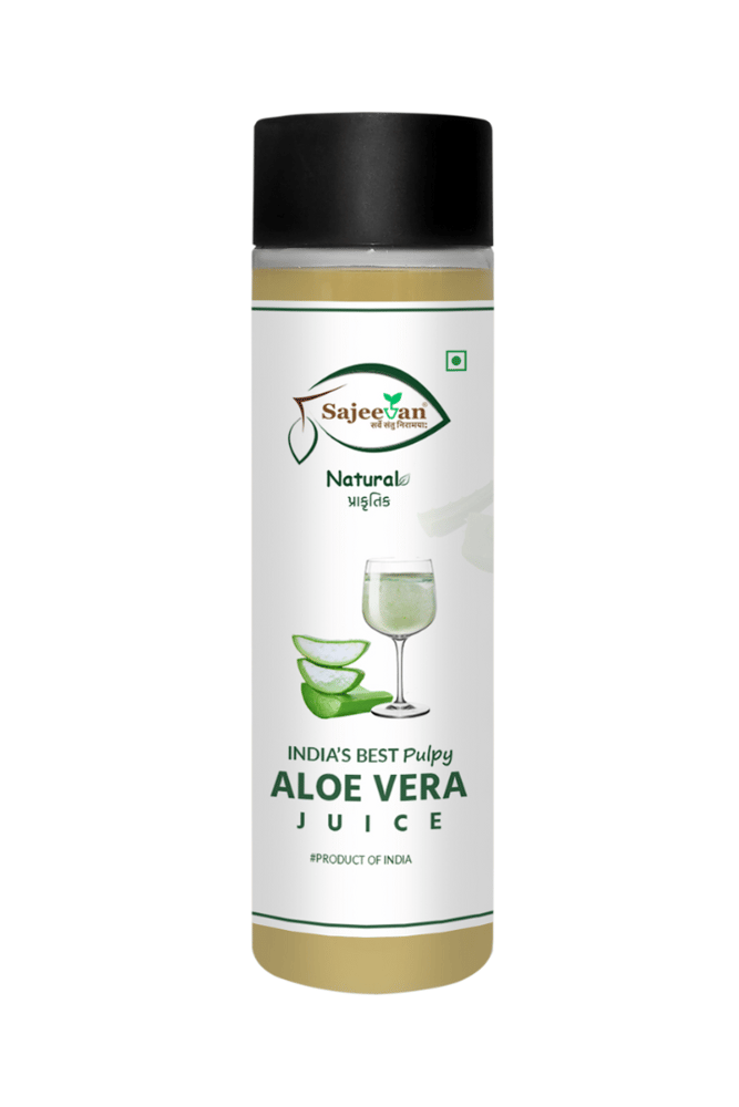 Sajeevan Natural Aloe Vera Juice 500ml | Pulpy & Pure | Supports Digestion & Liver Health | No Added Sugar