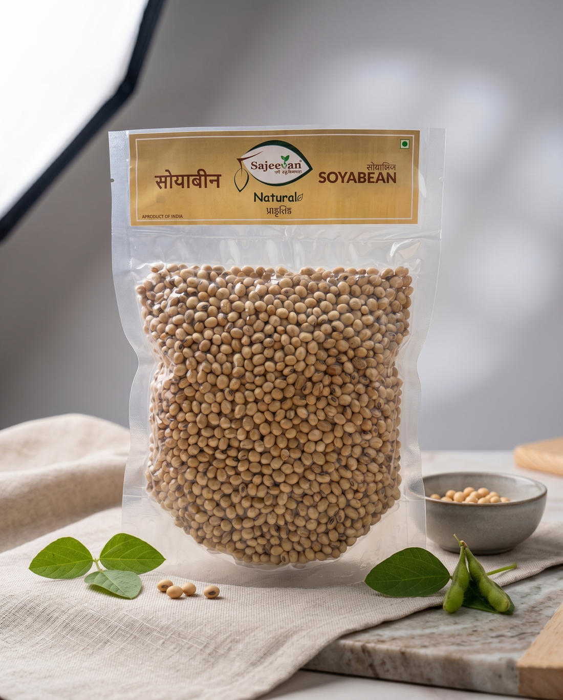 Sajeevan Natural Soyabean - Premium Quality Soya for Healthy, Plant-Based Nutrition