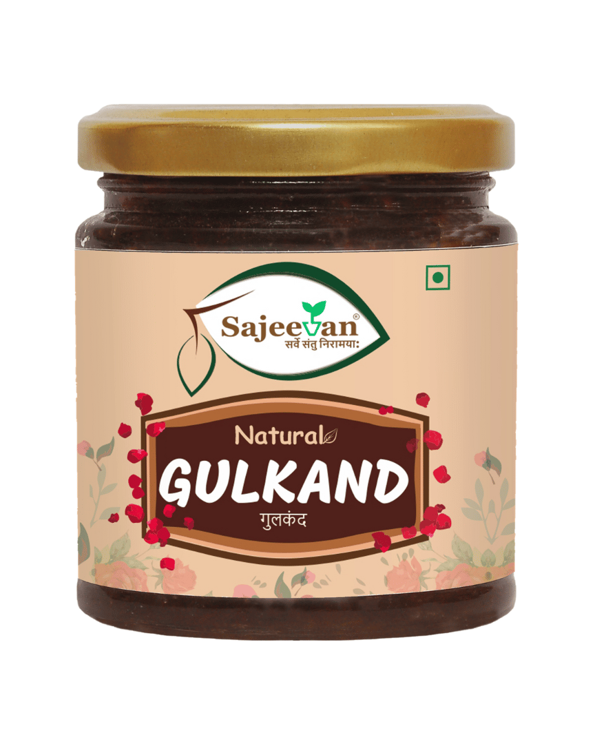 Sajeevan Organic Plain Gulkand | Sun-Cooked Rose Petals - 250g