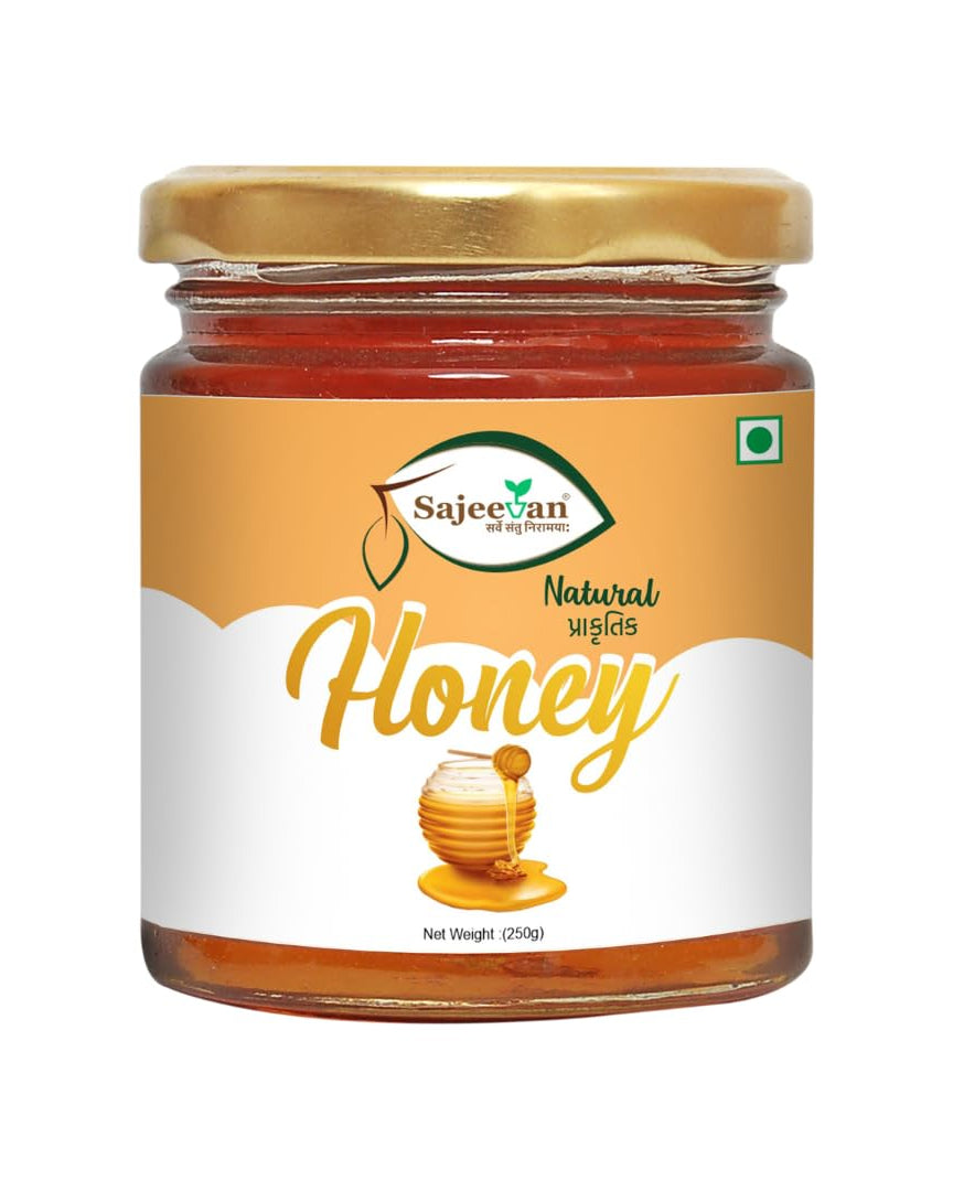 Sajeevan Pure Organic Honey 250g | Raw & Pesticide-Free | No Added Sugar | Supports Immunity & Digestion