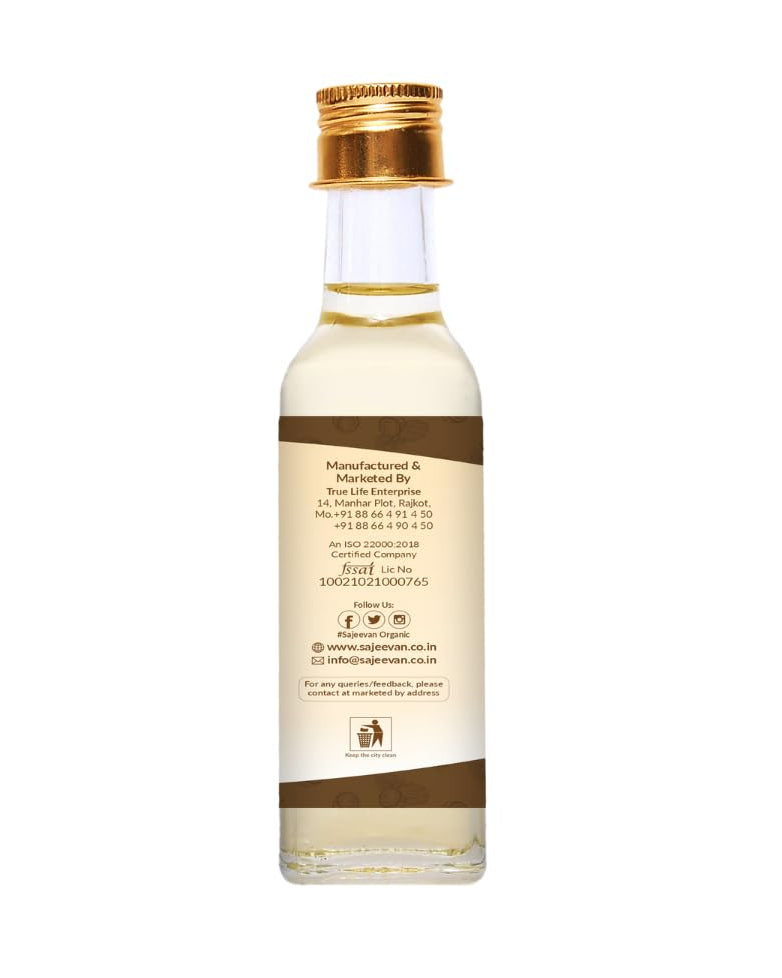 Sajeevan Pure Virgin Coconut Oil | Cold-Pressed from Fresh Coconut Milk | 100ml
