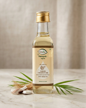 Sajeevan Pure Virgin Coconut Oil | Cold-Pressed from Fresh Coconut Milk | 100ml