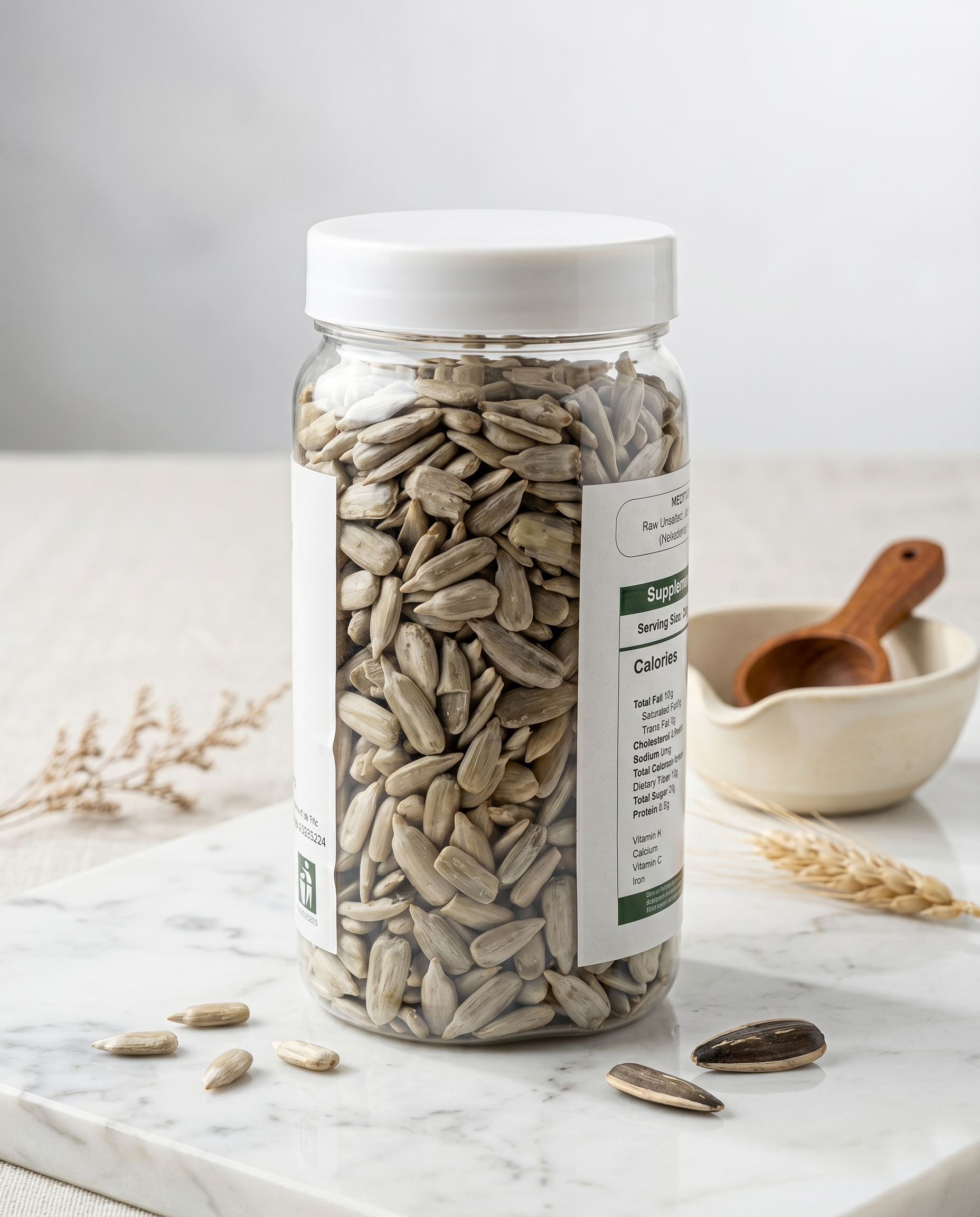 Sajeevan Sunflower Seeds – Fresh, Crunchy & Nutrient-Rich Seeds in Glass Jar